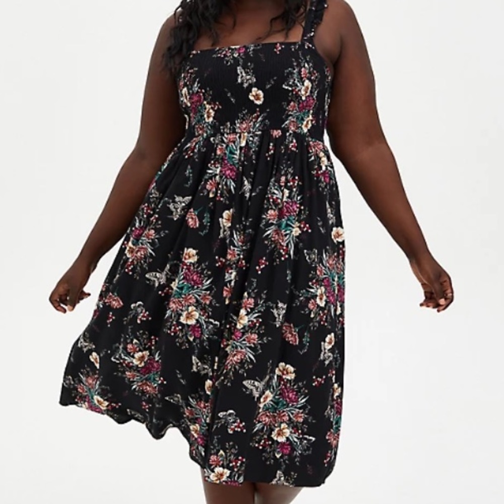 TORRID Floral Smocked Dress